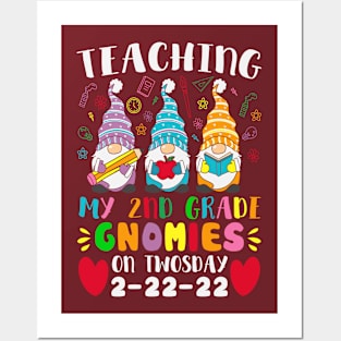 Teaching 2nd Grade On Twosday Illustration Posters and Art